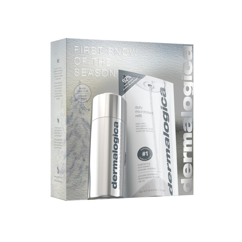 first snow of the season bundle (seasonal edition canister + refill)